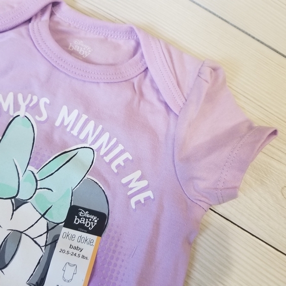 Disney baby Minnie Mouse lavender purple onesie size 12 mo NWT - Picture 10 of 12